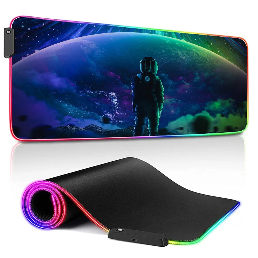Luvia Glow - Premium Ultra - Smoth RGB Desk Mat & Gaming Mouse Pad