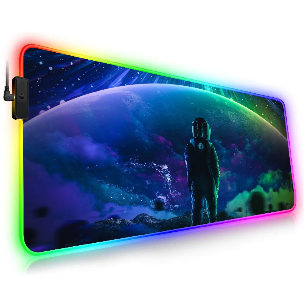 Luvia Glow - Premium Ultra - Smoth RGB Desk Mat & Gaming Mouse Pad