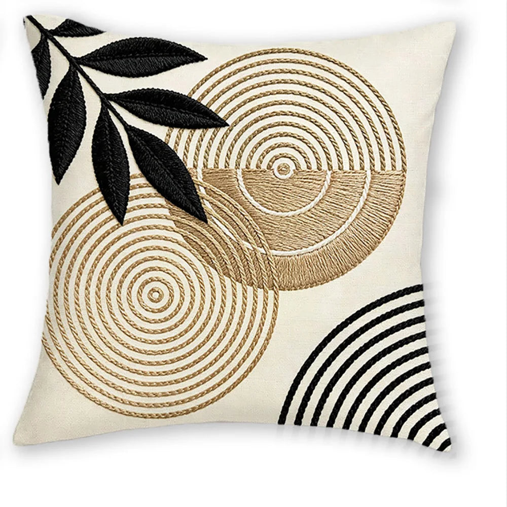 Luvia Boho - Premium Mid-Century Modern Geometric Pillow Cover