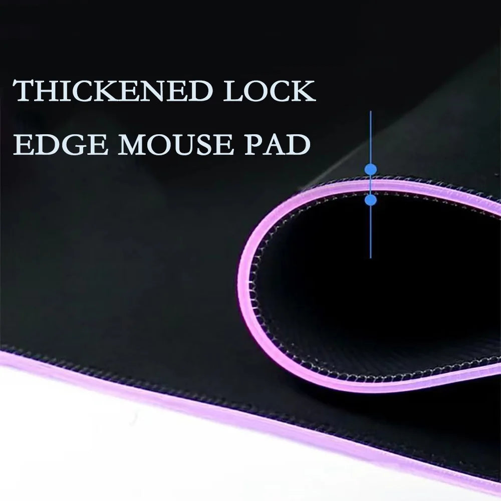 Luvia Glow - Premium Ultra - Smoth RGB Desk Mat & Gaming Mouse Pad