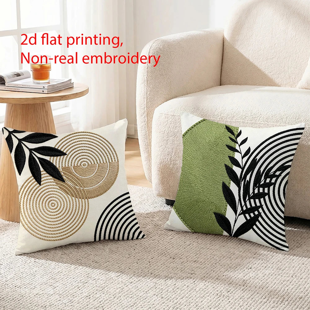 Luvia Boho - Premium Mid-Century Modern Geometric Pillow Cover